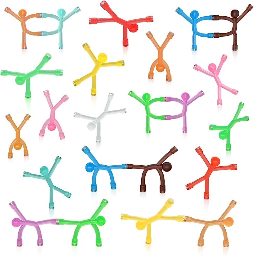 40PCS Magnetic Men Toys, Colorful Magnets for Kids, Funny Magnetic People Magnetic Man for Fridge... | Amazon (US)