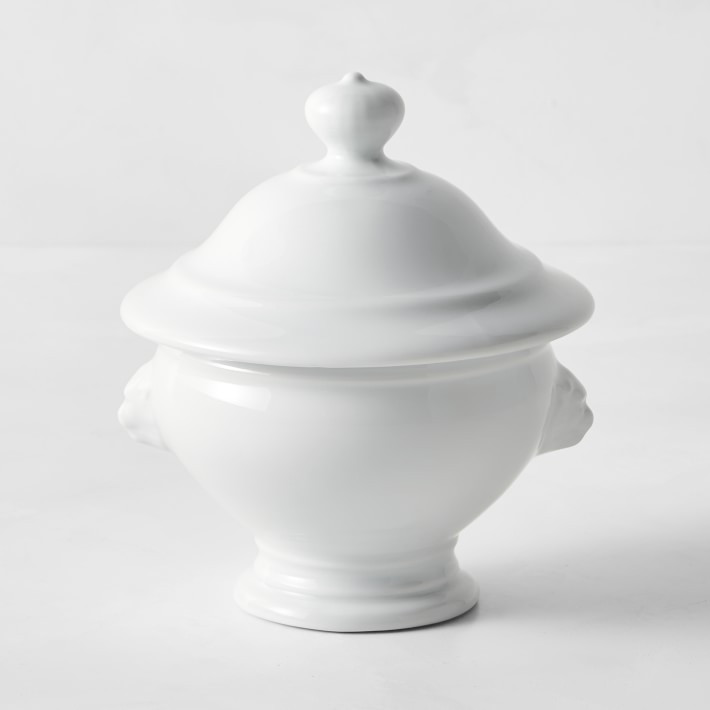 Apilco Lion's Head Porcelain Soup Bowls & Tureen | Williams-Sonoma
