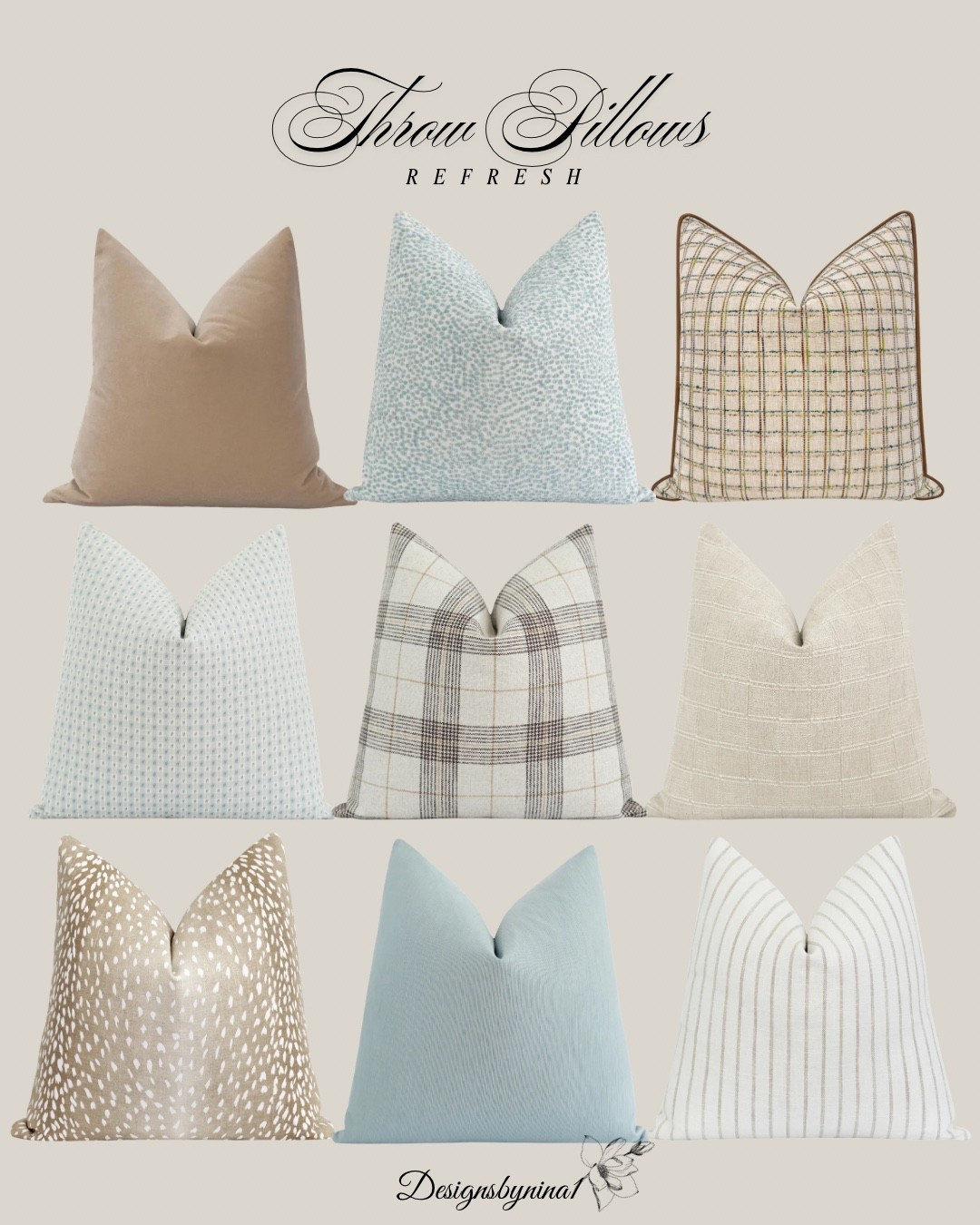 Gorgeous Throw Pillow Covers! 🤍🩵🤎

Throw Pillows Refresh | Home Decor | Living Room Decor | Fall Decor | Transitional Decor | Modern Organic Decor | Modern Coastal Decor

#LTKHome #LTKSeasonal
