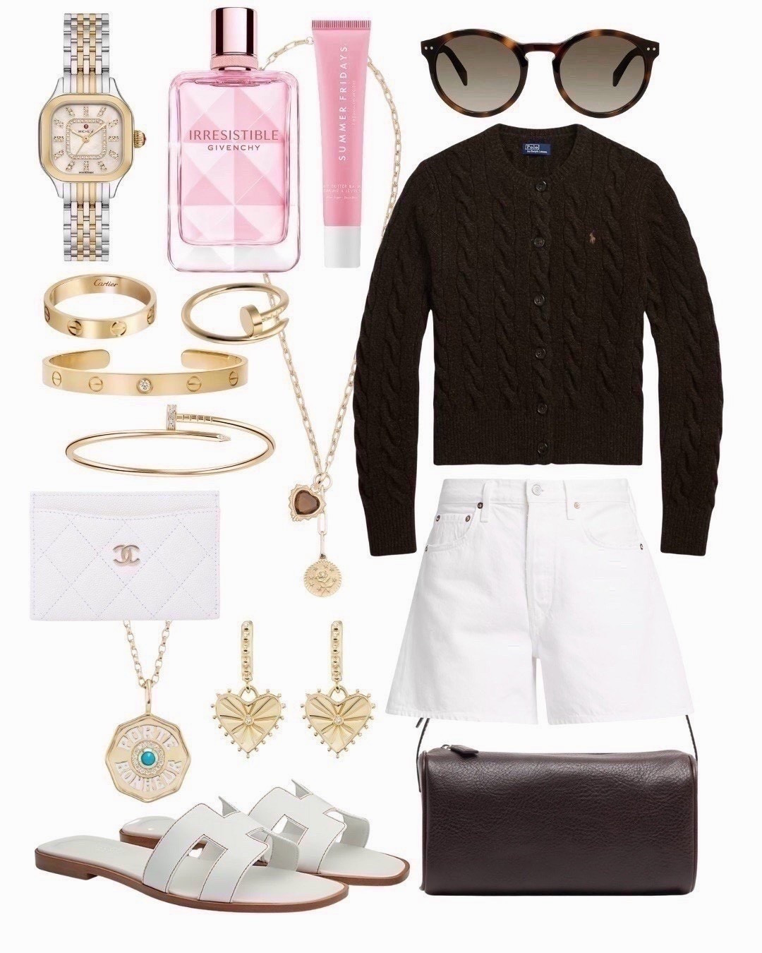 Ralph Lauren cardigan (small), agolde white denim shorts (25)



#LTKootd #LTKSeasonal #LTKFindsUnder100