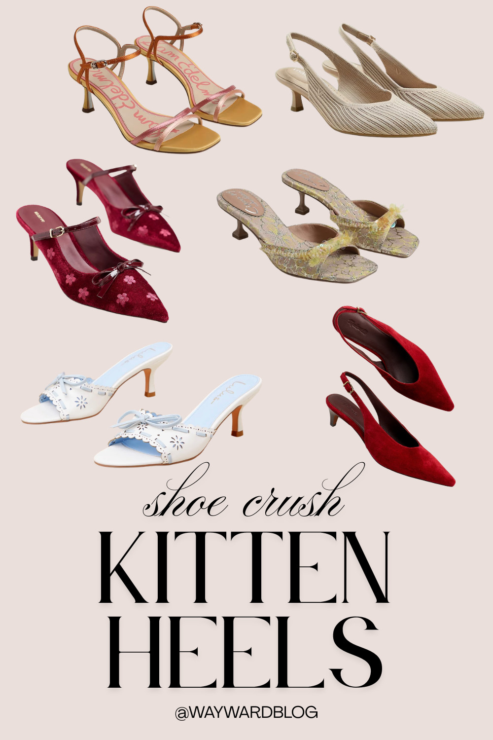 Shoe Crush: Kitten Heels

Put a little spring in your step with these cutie heels (that won't break your back!) 

 #LTKSeasonal #LTKSaleAlert