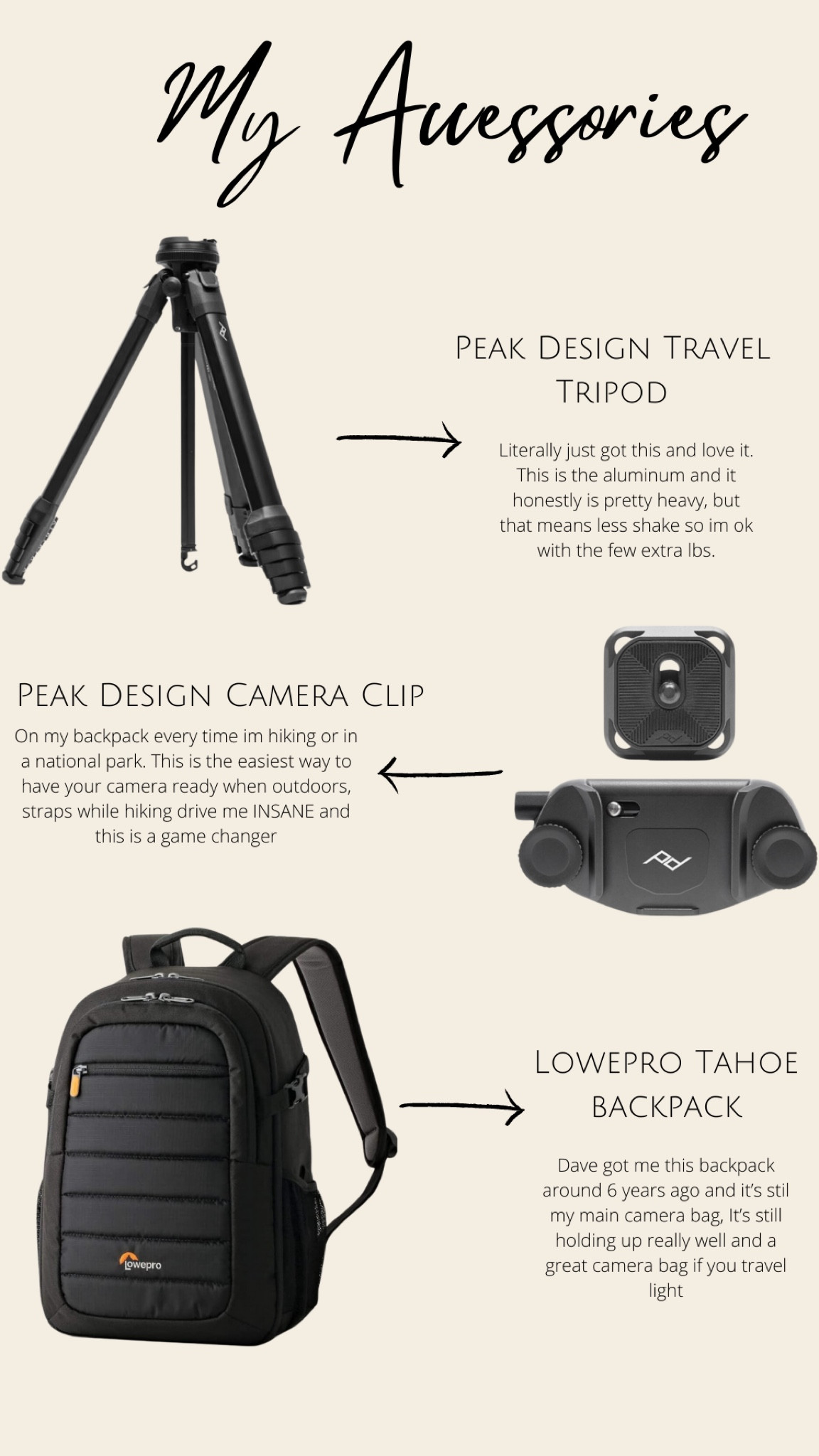 My top camera accessories 