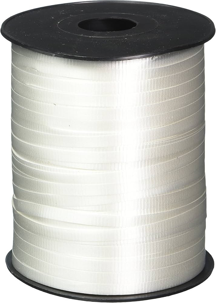 GIFTEXPRESS 500 Yards White Curling Ribbon/Balloon Ribbon/Balloon Strings/Gift Wrapping Ribbons S... | Amazon (US)