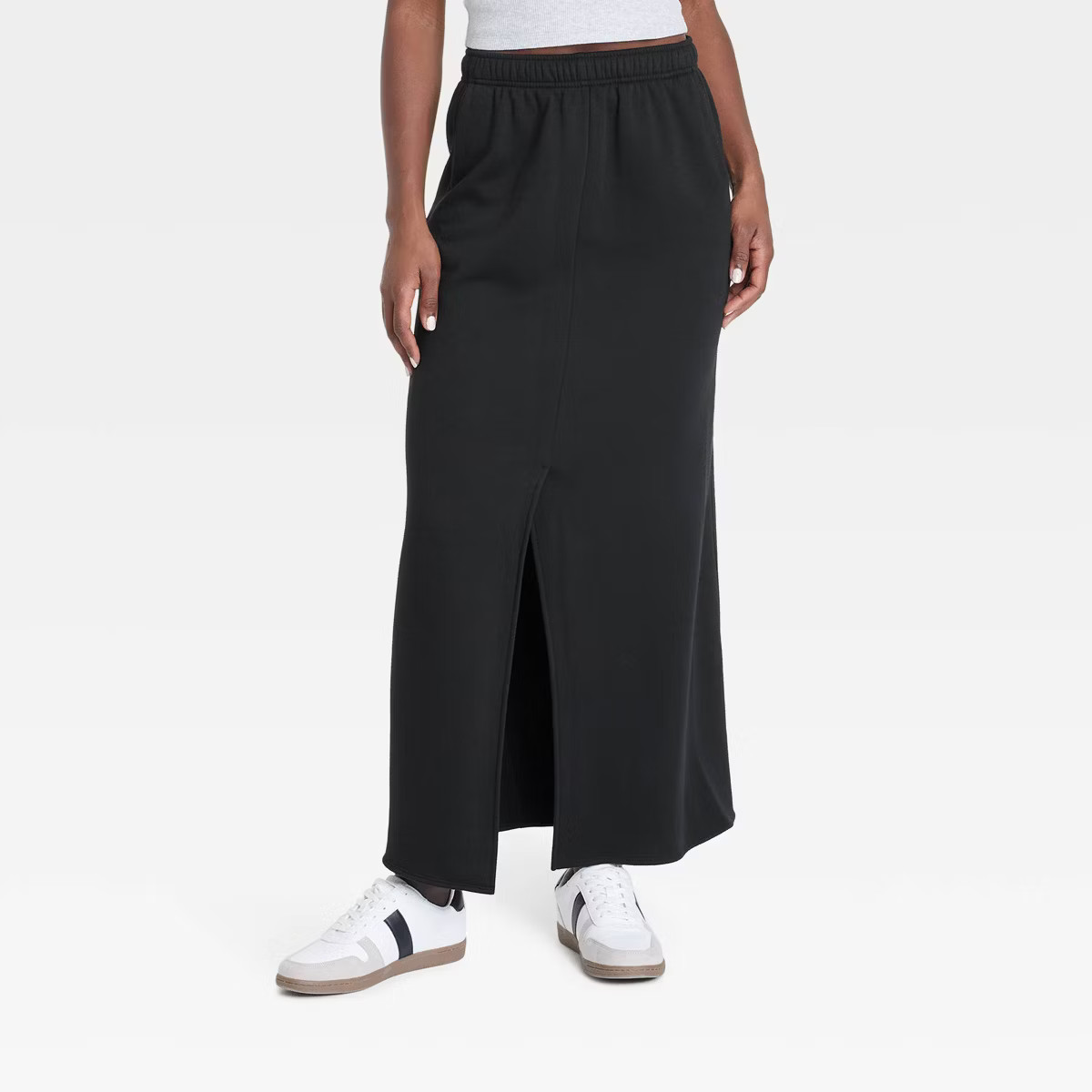Women's Leisure Studio Fleece Maxi Skirt | Target