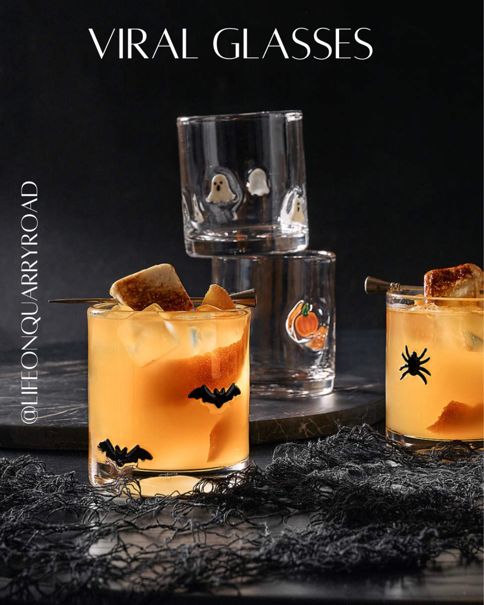 Viral Halloween glasses
Juice glasses 
Crate and barrel 
Happy Halloween 
Halloween 

#LTKFindsUnder50 #LTKHome #LTKSeasonal