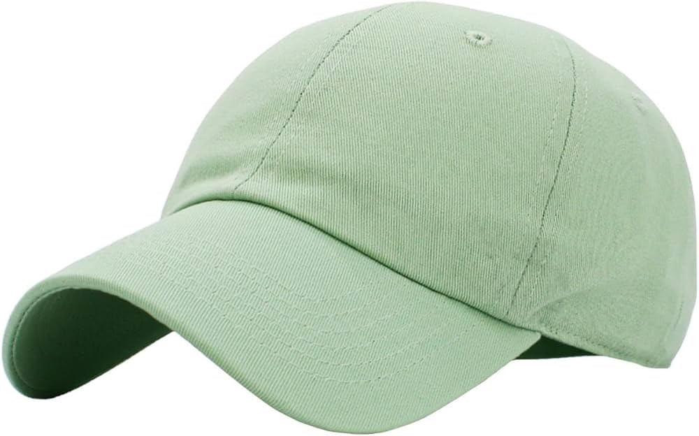 KBETHOS Classic Unisex Cotton Adjustable Low Crown Baseball Cap – Plain Dad Hat | Amazon (US)
