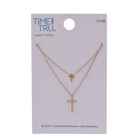 Double cross necklace for $4 

#LTKsalealert #LTKfindsunder50