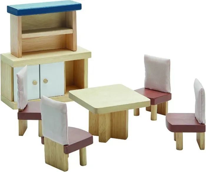PlanToys® Dollhouse Dining Room Furniture - Orchard | Nordstrom | Nordstrom