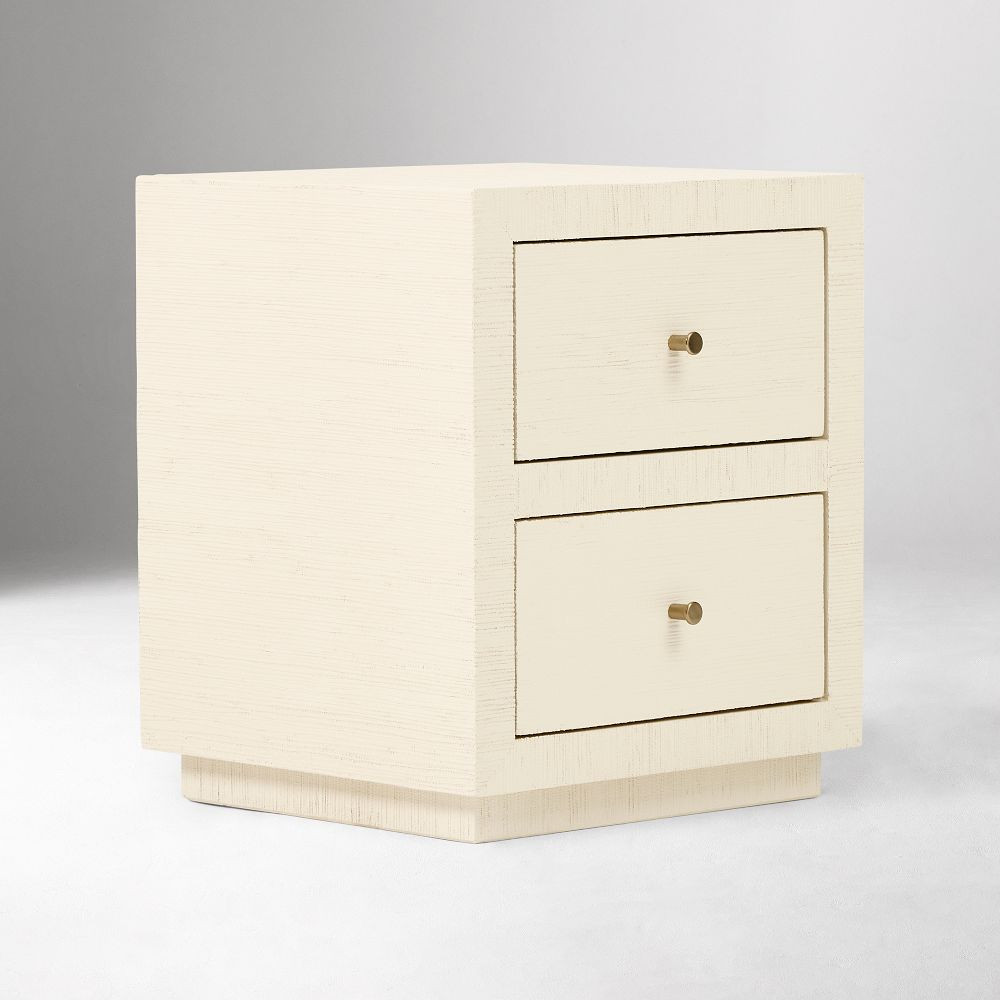 Mayson Painted Grasscloth Nightstand (18") | West Elm (US)