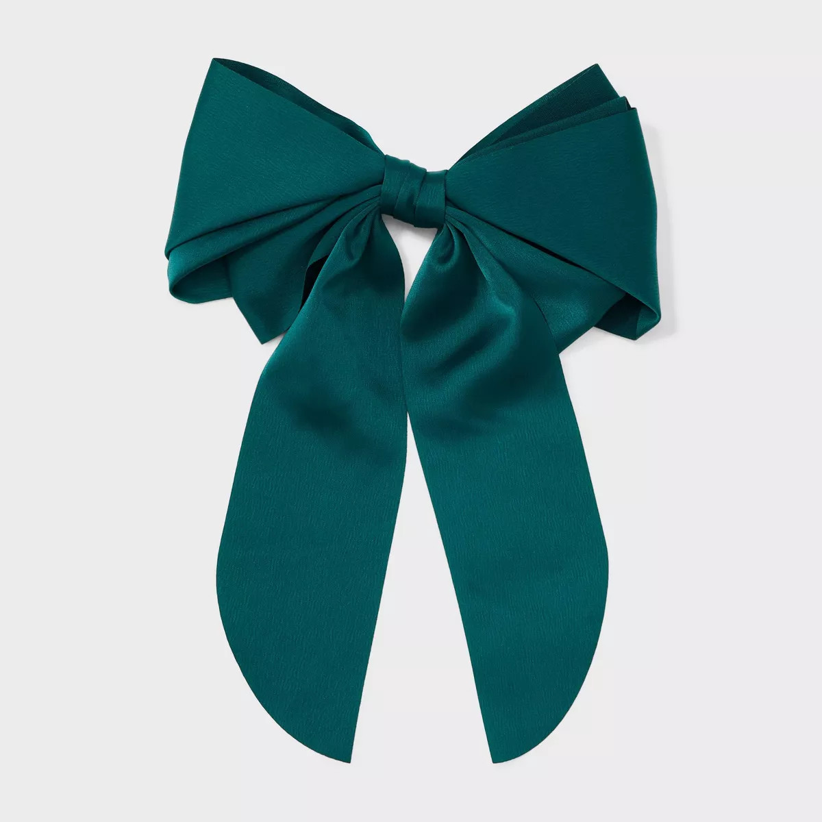 Long Tail Bow Hair Barrette - A New Day™ Green | Target