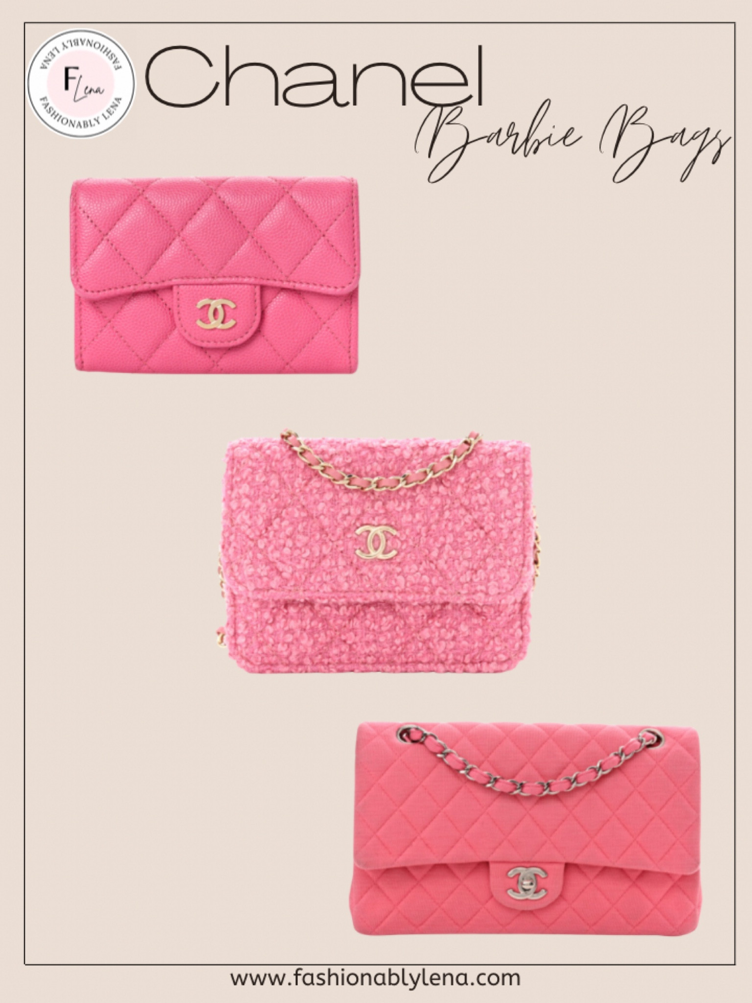 CHANEL, Bags, Authentic Chanel Barbie Pink Mini Square Classic Flap