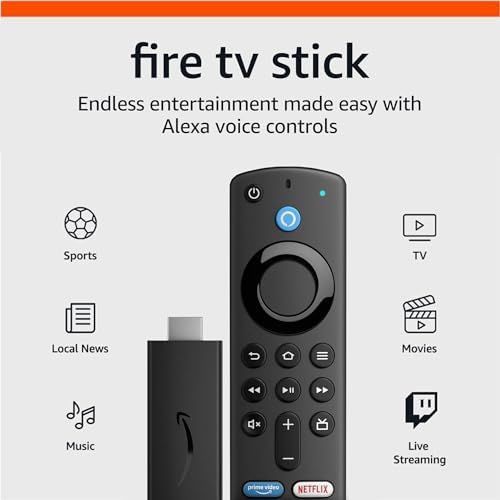 Amazon Fire TV Stick, fast HD streaming, Alexa Voice Remote with TV controls, enjoy free & live T... | Amazon (US)