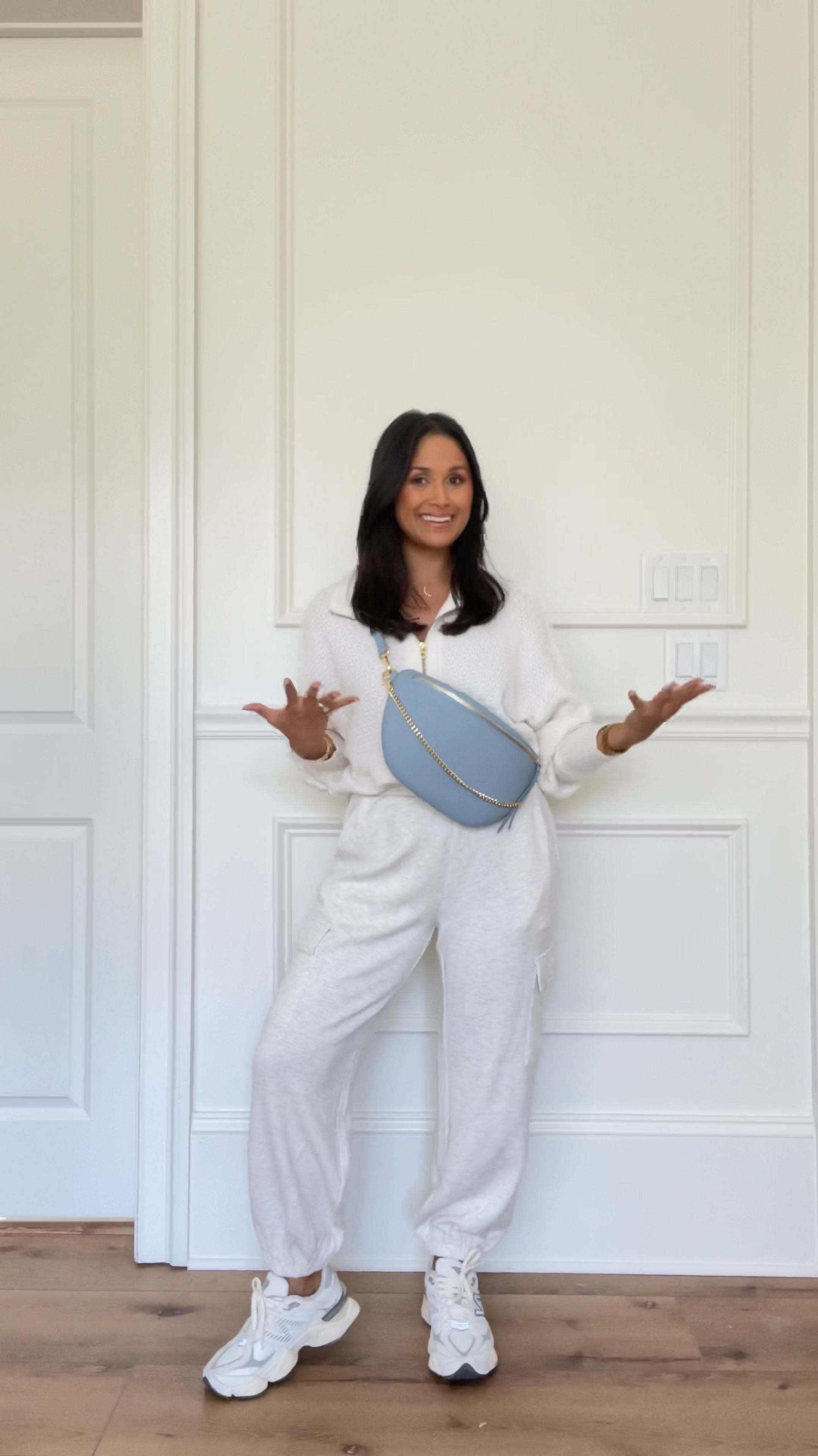 Take 20% OFF my Beck sling bag with code: HAUTE20
Love that these cargo sweatpants come in a 25” length! #giginewyork #slingbag #varley  #ltkitbag #ltkstyletip #ltktravel #ltkactive #ltkitbag #ltkstyletip