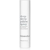 thisworks Deep Sleep Pillow Spray: Fast-Acting Natural Rest Aid with with Essential Oils of Lavender | Amazon (US)
