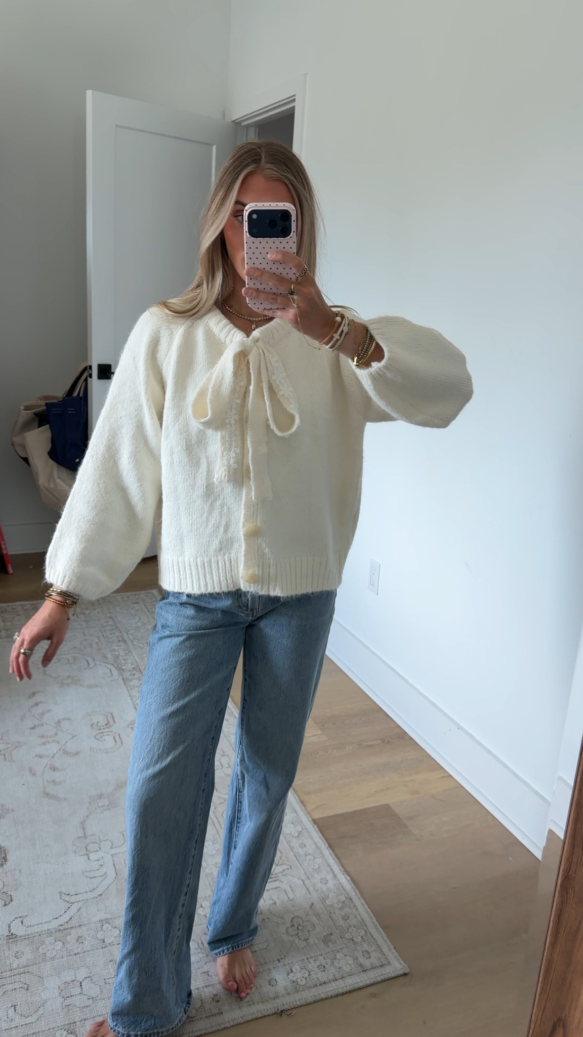 Amazon size small FindThy Women’s Bow Tie Knit Cardigan Long Sleeve Button Down Sweater Coat

#LTKootd #LTKSaleAlert #LTKSeasonal