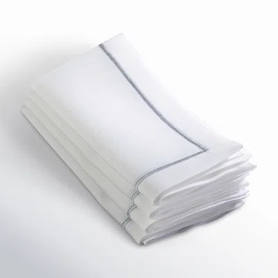 Odelle Embroidered Line Design Dinner 4 Piece Napkin Set | Wayfair North America