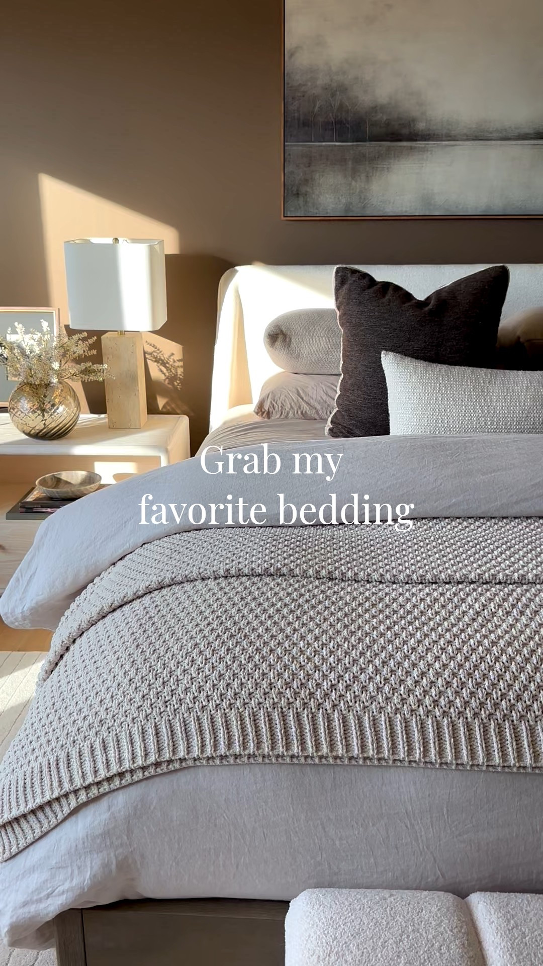 The softest sheets that get softer with each wash! Grab all my bedding favorites @Quince @potterybarn