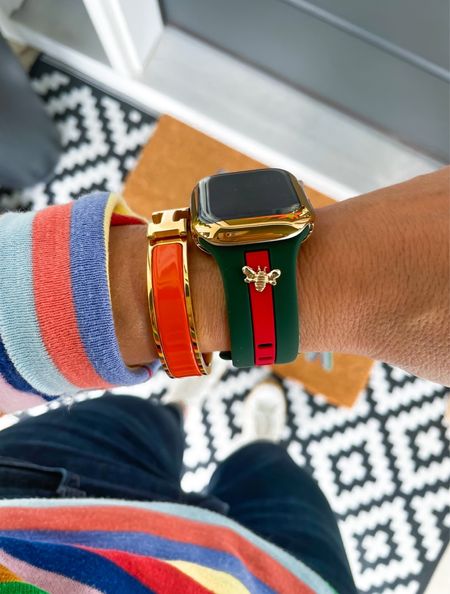 🐝Cutest watch band!! Comes in a ton of color options and is on sale this weekend for 40% off! Use code FAMILY 
Great time to grab a few new bands for summer.☀️

#watchbands #applewatchbands #gucci #gucciwatchbands #gucciinspired #guccidupe #honeybee #honeybeewatchband #beewatchband

#LTKGiftGuide #LTKunder50 #LTKsalealert