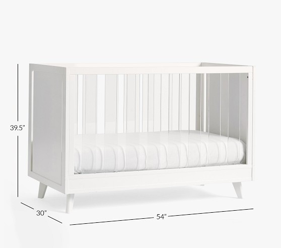 Sloan Acrylic Convertible Crib | Pottery Barn Kids