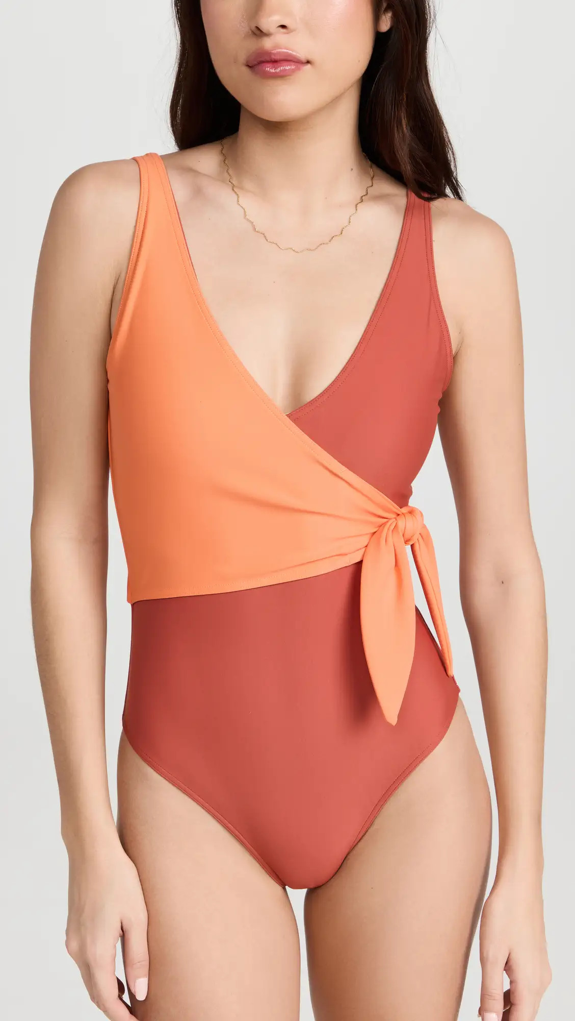 Tanya Taylor Kelly Wrap One Piece | Shopbop | Shopbop