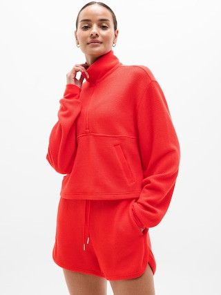 Tranquil Waffle 1/2 Zip Sweatshirt | Athleta