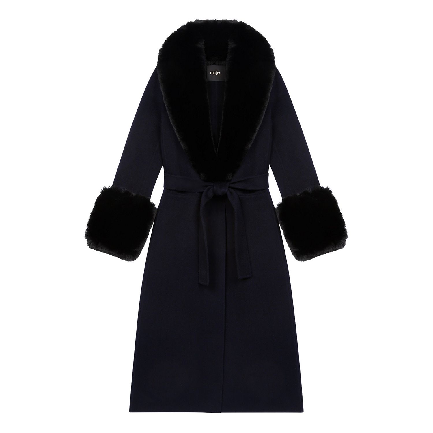 Galaxyra Faux Fur Collar Coat | Brown Thomas (IE)