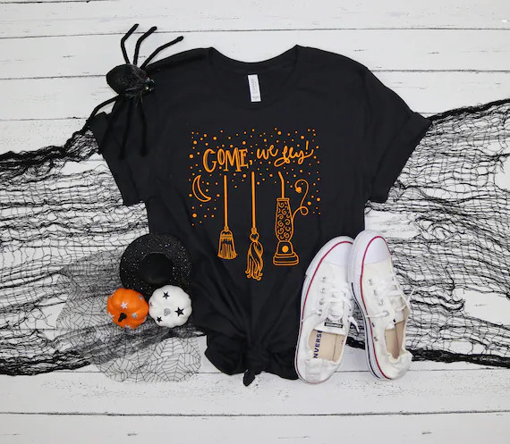 Come We Fly Funny Halloween Shirts Witch Shirt Hocus Pocus - Etsy | Etsy (US)