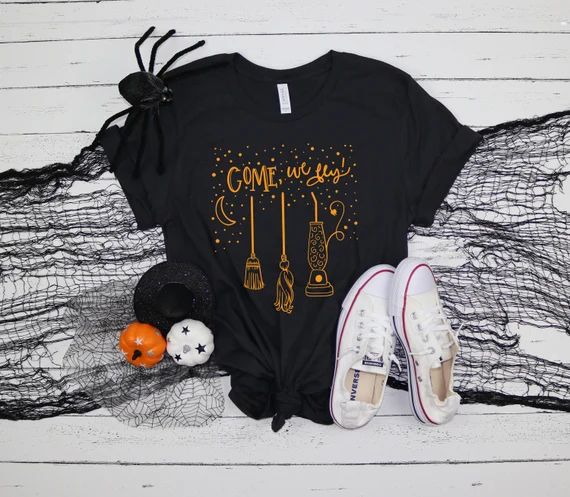 Come We Fly Funny Halloween Shirts Witch Shirt Hocus Pocus - Etsy | Etsy (US)