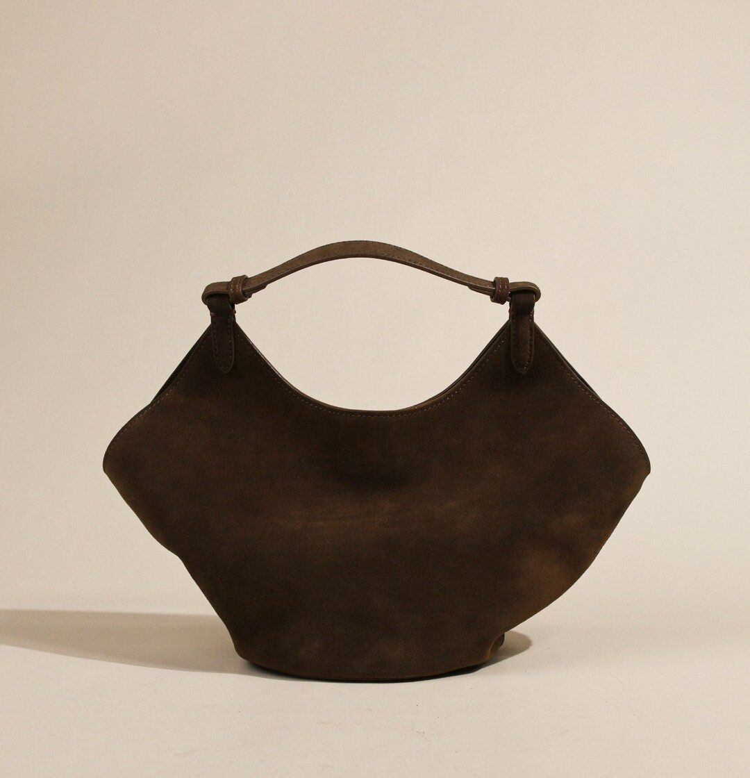 Mini Winter Leather and Suede Handbag - Etsy | Etsy (US)