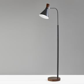 Walnut LED Task Floor Lamp | West Elm (US)