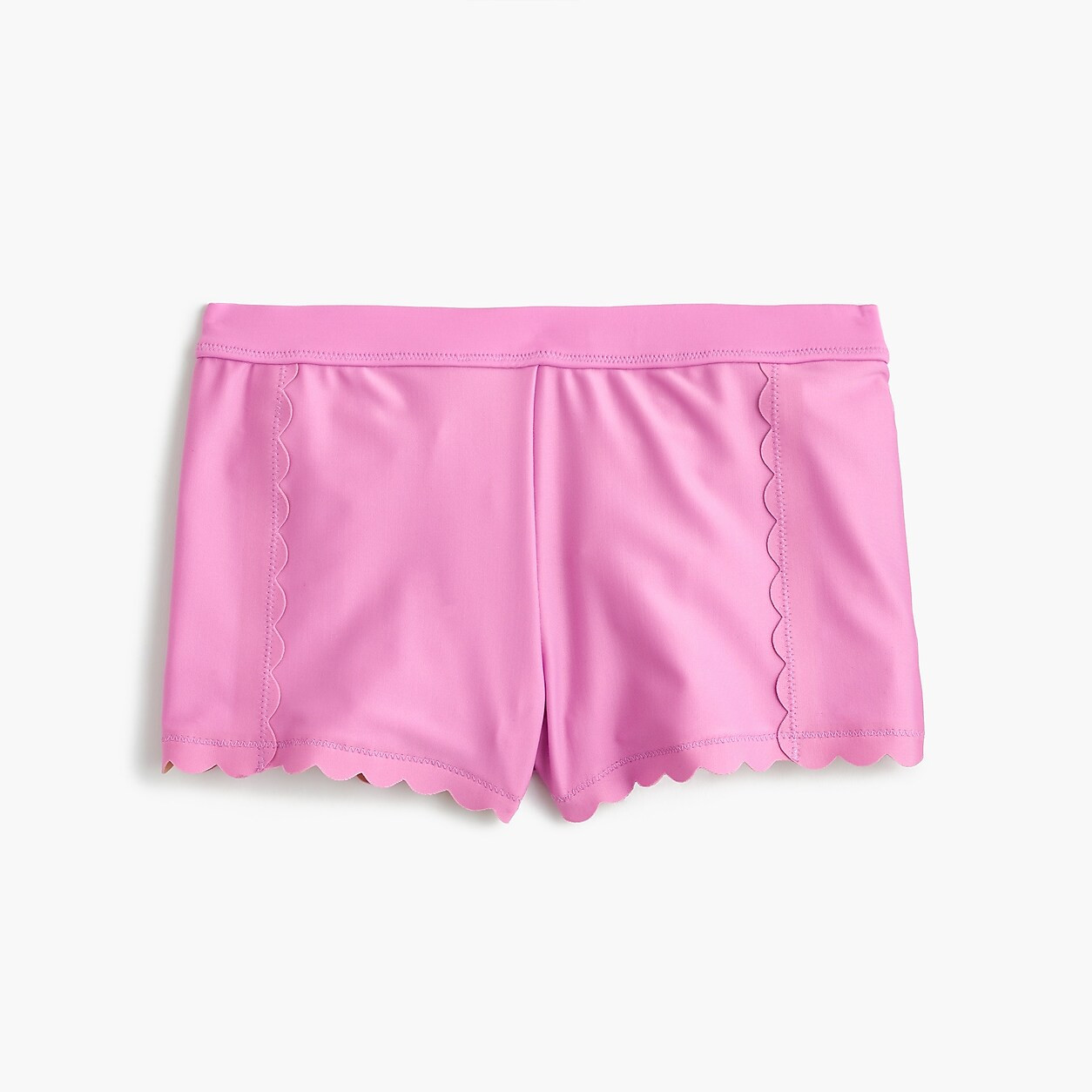 Girls' scalloped swim short | J. Crew US