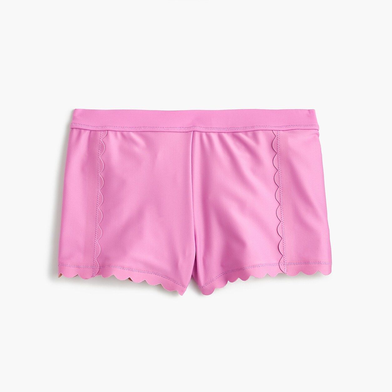 Girls' scalloped swim short | J.Crew US