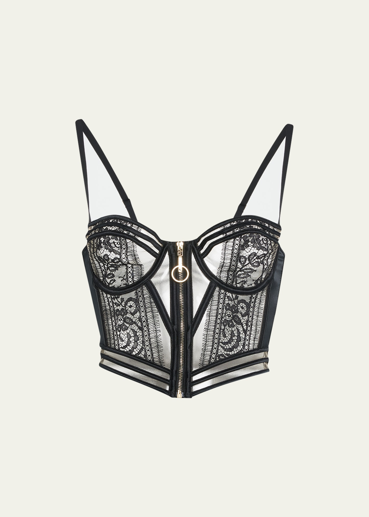 Livy Batignolles Lace & Tulle Bustier | Bergdorf Goodman