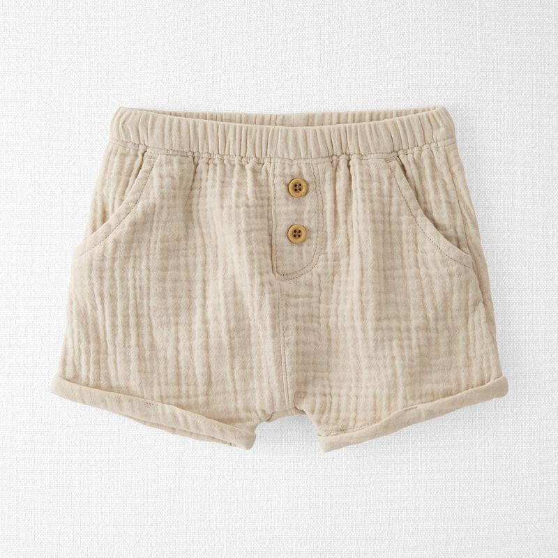 Baby Organic Cotton Gauze Shorts | Carter's