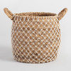 Click for more info about Large Macrame Seagrass Bianca Tote Basket