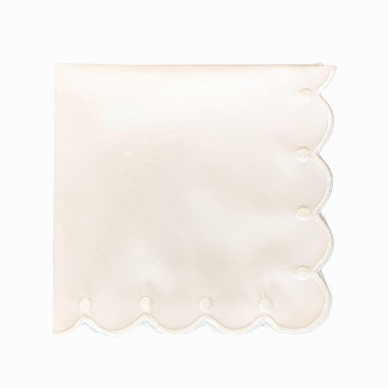 Art Deco Napkin in White | Over The Moon