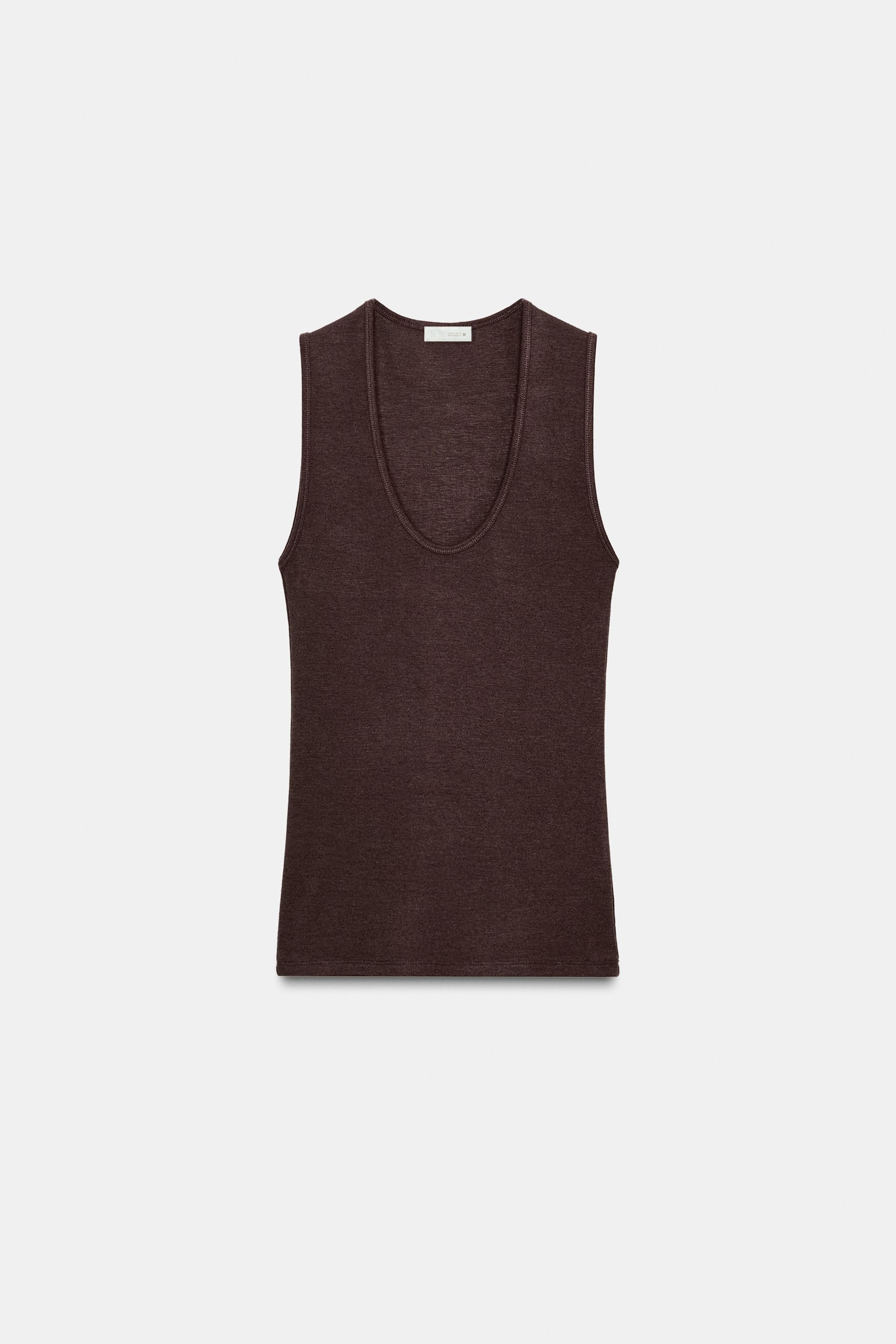 SLEEVELESS T-SHIRT | Zara US