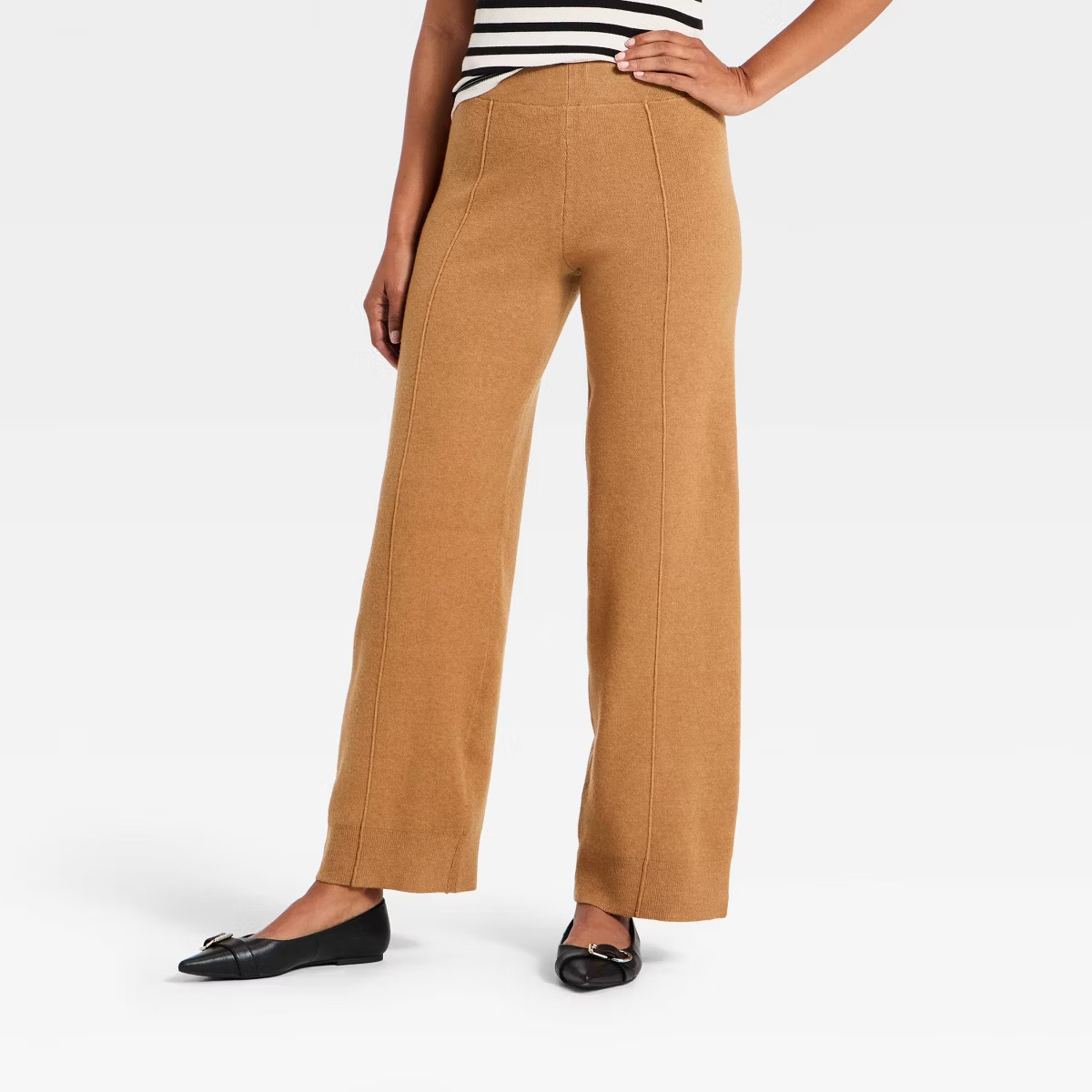 Women's Wide Leg Sweater Pants - A New Day™ | Target