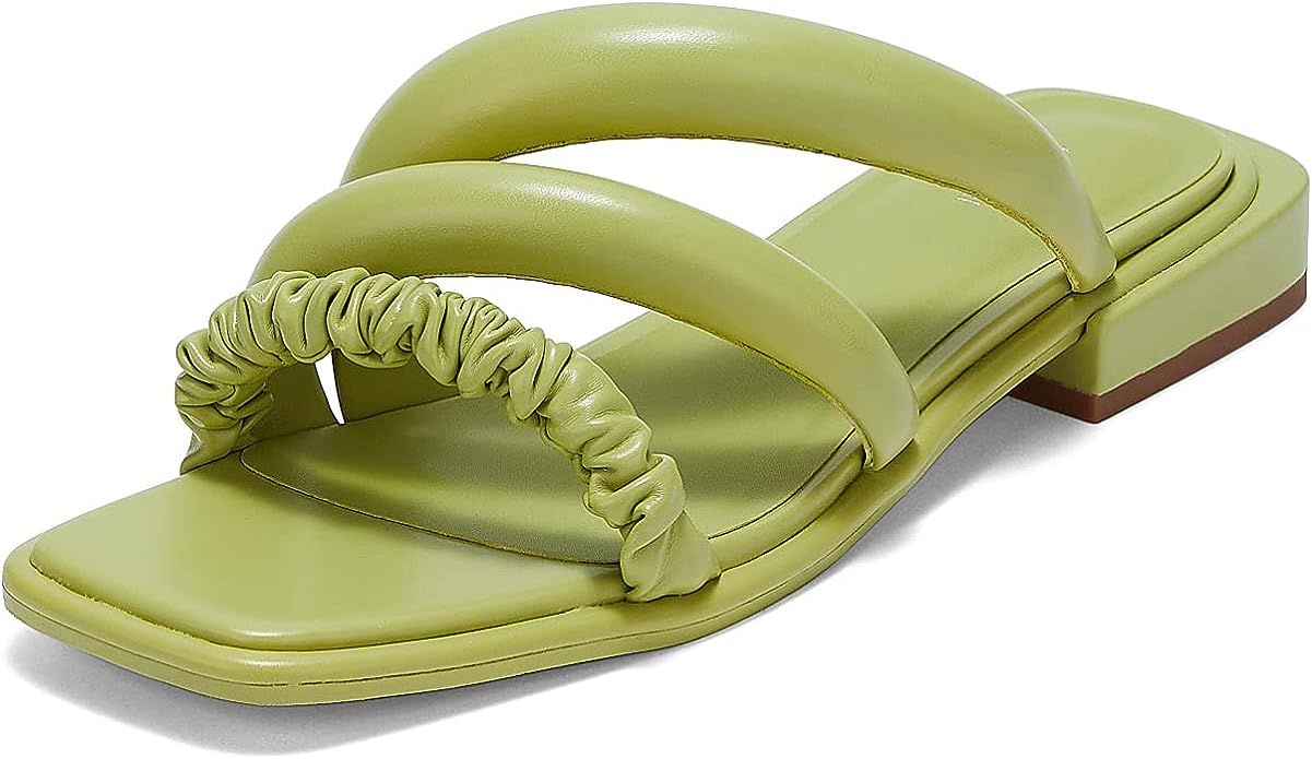 JW PEI Women's Jada Flat Mule Sandals | Amazon (US)