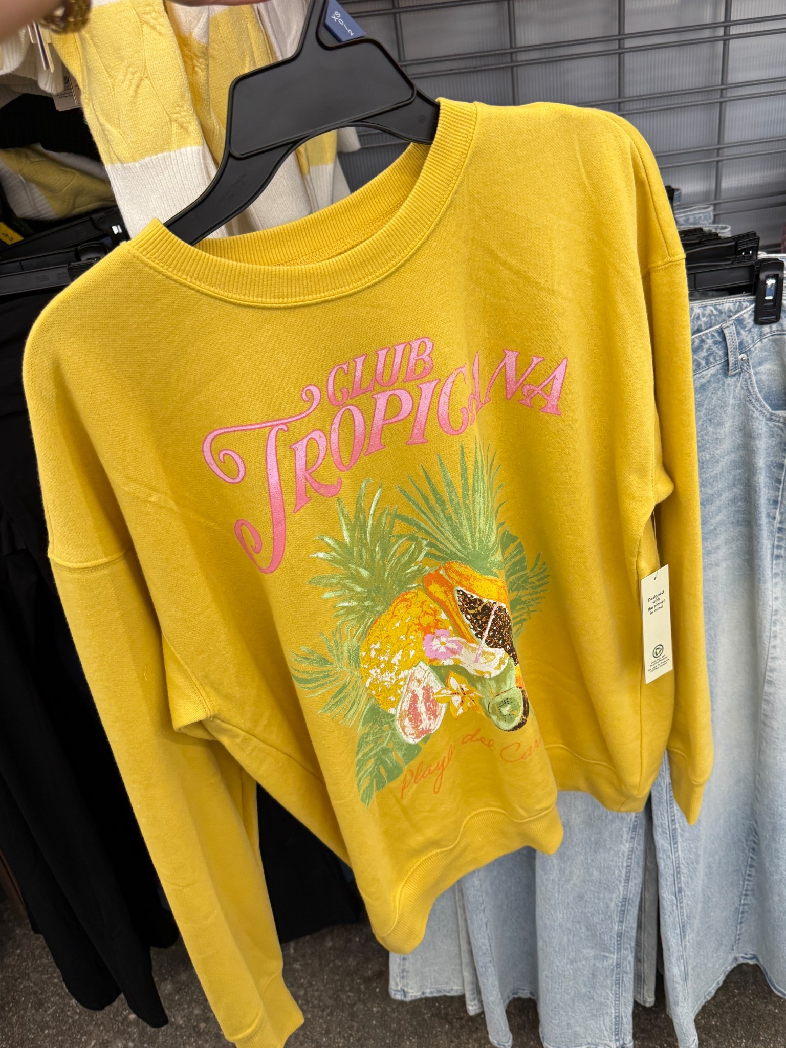 Walmart sweatshirt options for the spring. Perfect for layering when it’s cool in the evenings. 
Several print options to choose from. 
#ootd #outfitideas #layering  

#LTKootd #LTKgrwm #LTKSeasonal