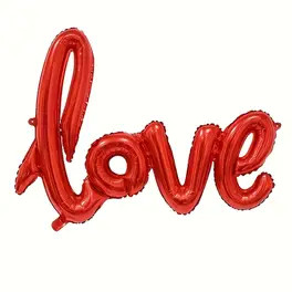 Valentine's Day Love Letter Balloon Decoration, 1pc, Aluminum Film Letter Balloon, Suitable for W... | Temu Affiliate Program