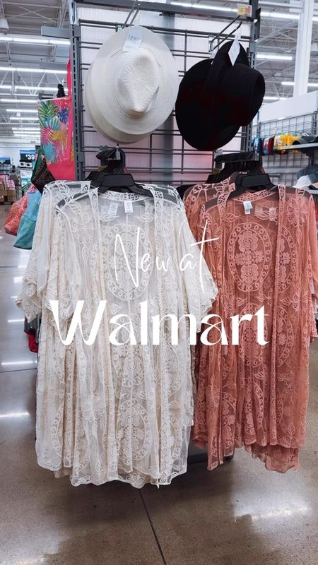 New summer finds at Walmart / lace kimono / country concert outfit / fedora hat / vacation outfit / resort wear / cruise outfit / flip flops / pool slides 

#LTKFindsUnder50 #LTKOver40 #LTKTravel