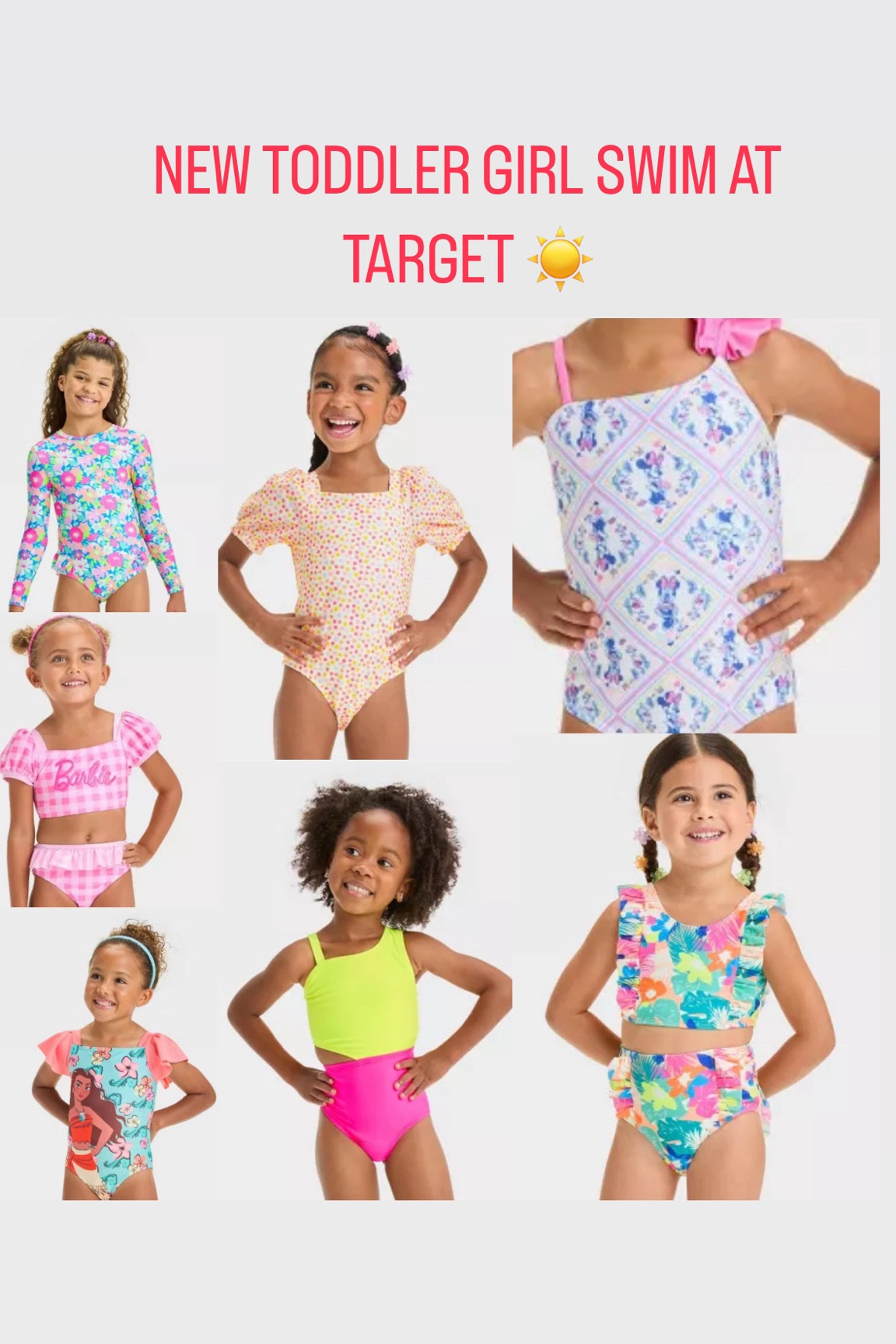New swimsuits for toddler girls arrived at Target! Absolutely loving the new styles and prints! Get spring break ready! 

Toddler swimsuits
Girls swimsuits 

#LTKSwim #LTKKids #LTKSeasonal