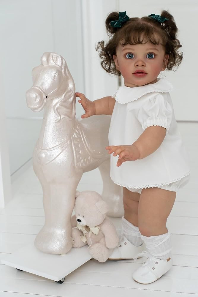 Angelbaby Big Realistic Reborn Baby Doll 26 Inch Life Size Reborn Toddler Girl Can Stand Lifelike... | Amazon (US)