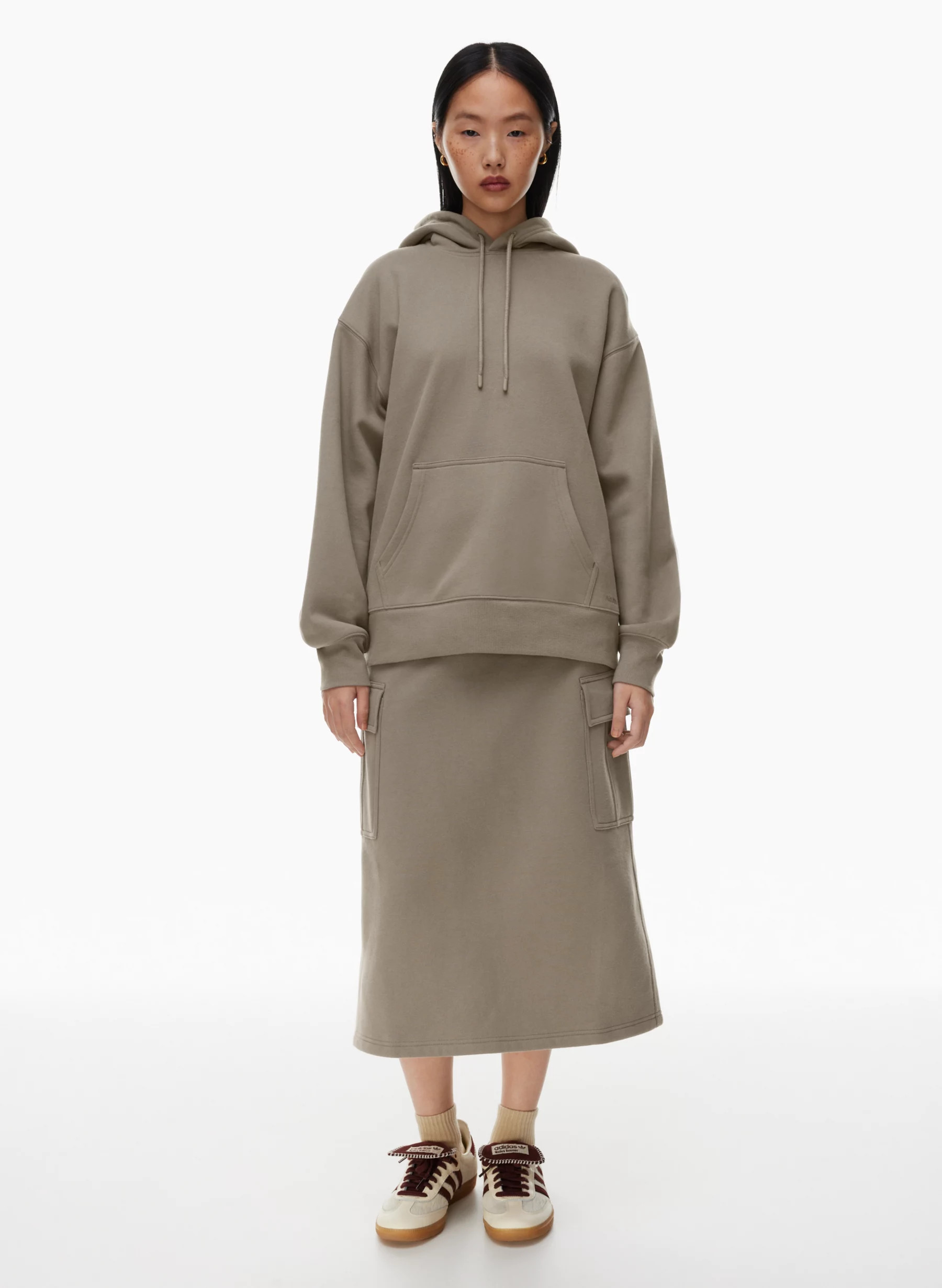 COZY FLEECE BOYFRIEND HOODIE | Aritzia