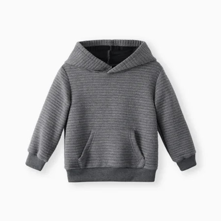 PatPat Toddler Girl Clothes Baby Cute Hoodies Girl Sweatshirt Boy Pullover Outfits Long Sleeves Top with Pocket, Gray, 3-4T | Walmart (US)