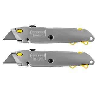 Quick Change Retractable Utility Knife (2-pack) | The Home Depot