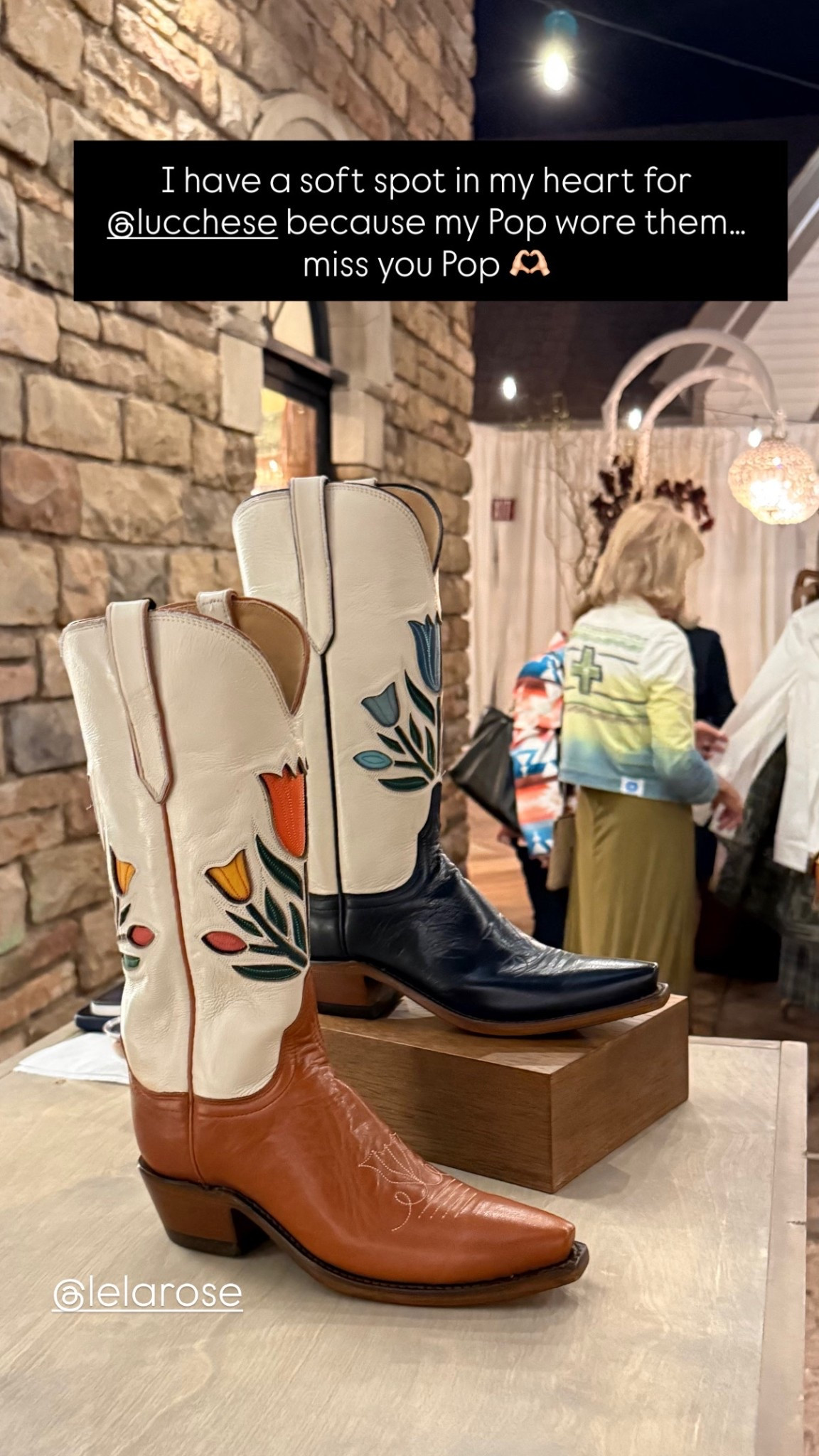 Lucchese + Lela Rose collaboration
Western boots 

#LTKdayinmylife #LTKSeasonal