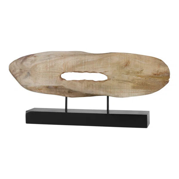 Beige/Black Sculpture | Wayfair North America