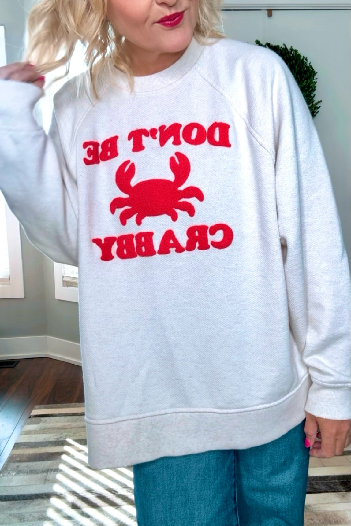 A summertime sweatshirt? Yes, that’s correct. And you’ll never know comfy until you’ve worn this cutie. 

The material is so super soft and lightweight. You’ll never want to take it off! 

It’s so versatile you’ll be wearing this with jeans, skirts, dresses, shorts, you name it. And  the oversized fit is perfect to throw on over your swimsuit!

And can we talk about the cute little crab?! Who could be crabby looking at this guy? But if you prefer it without the graphic it comes plain in tons of colors!

I’ve worn this out a couple times now and everyone just loves it!!

Sweatshirt, swim coverup, beachwear, 

#LTKFindsUnder100 #LTKStyleTip #LTKSaleAlert